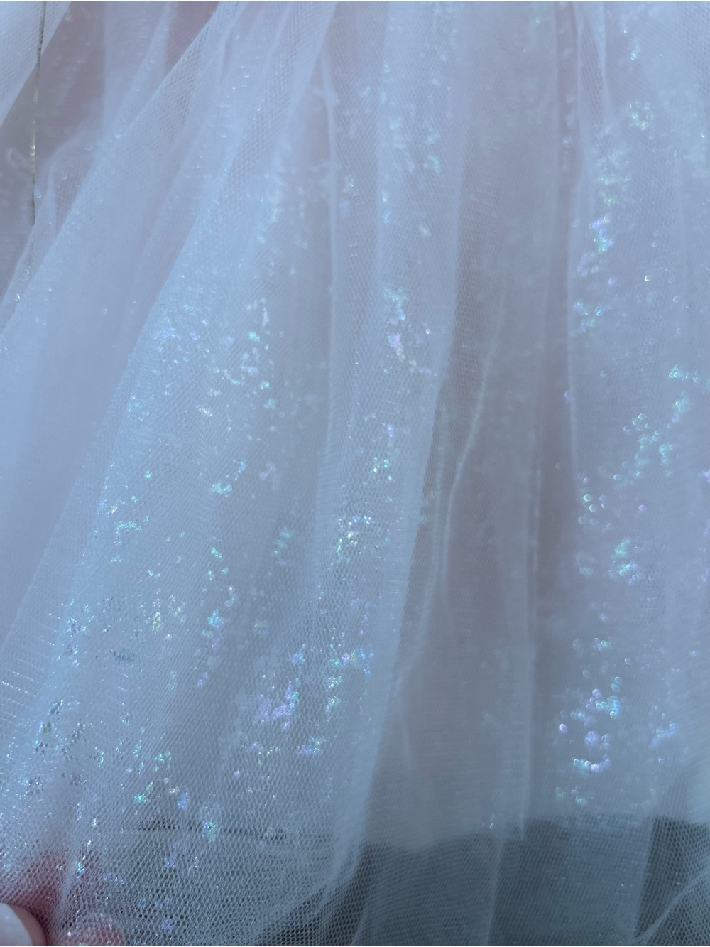 Pink Brocade Puff-Sleeve and Tulle Dress for Toddlers - Picture 4 of 11